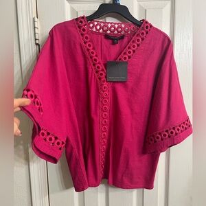 New Marc New York women’s linen blouse